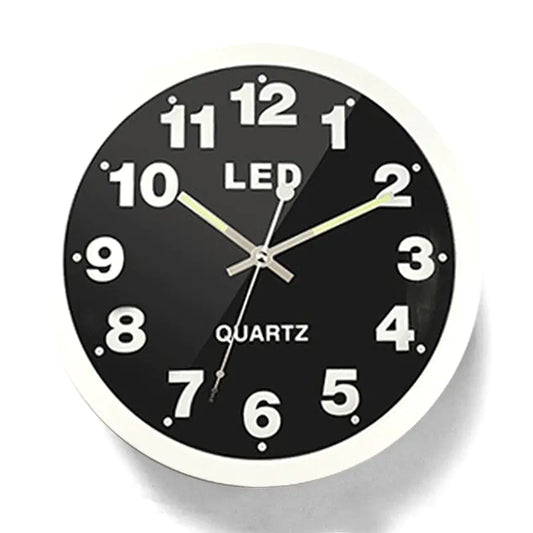 Sleek LED Timepiece - Silent Modern Wall Clock
