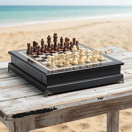 Chess Master Wooden Set: Decor & Competition