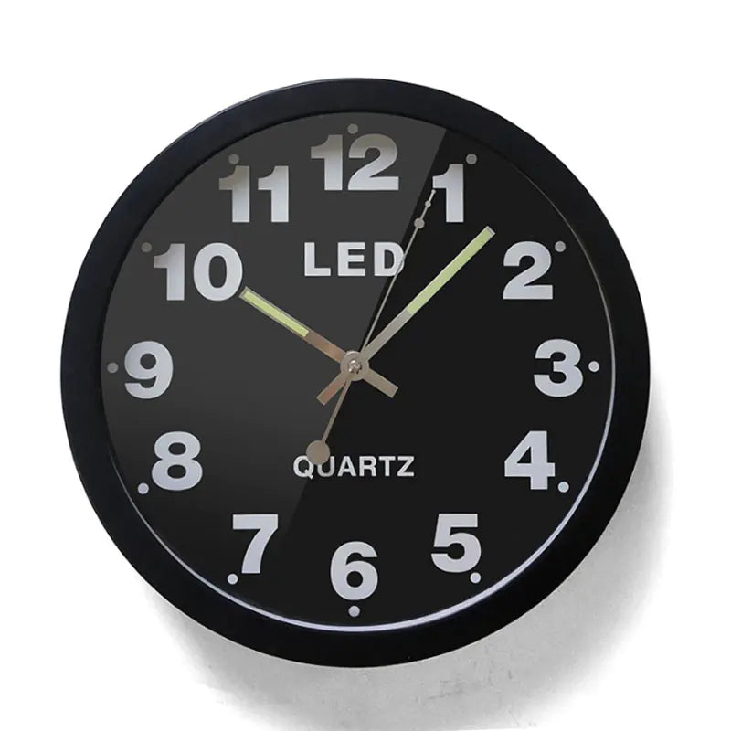 Sleek LED Timepiece - Silent Modern Wall Clock