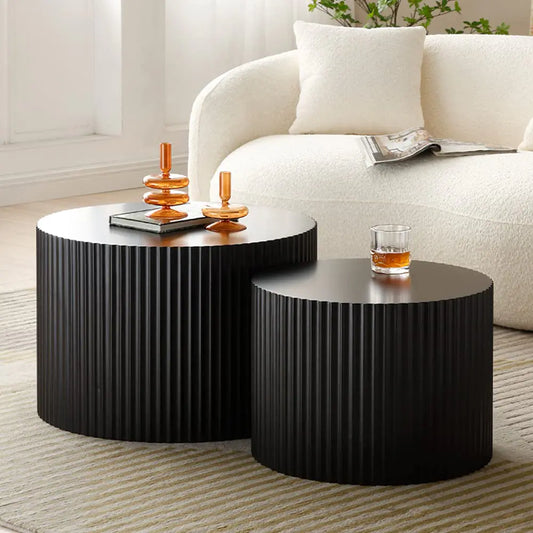CosmoNest Black Dual Coffee Tables