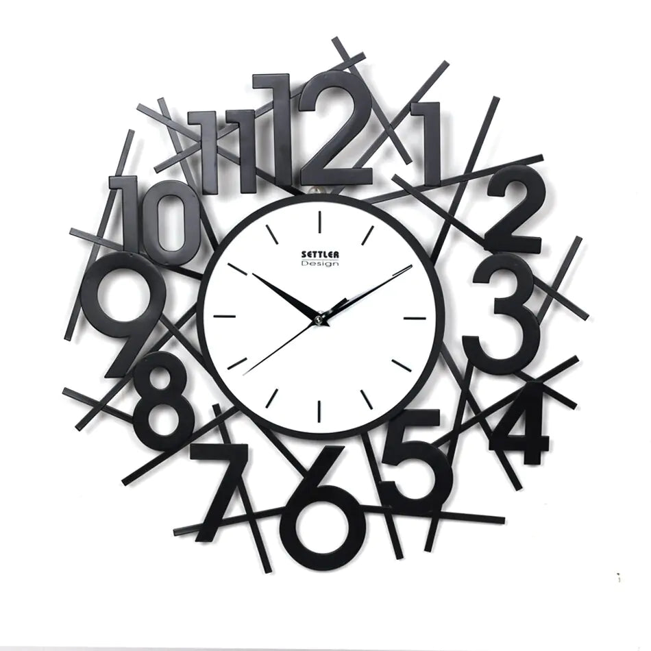Modern Minimalist Iron Wall Clock
