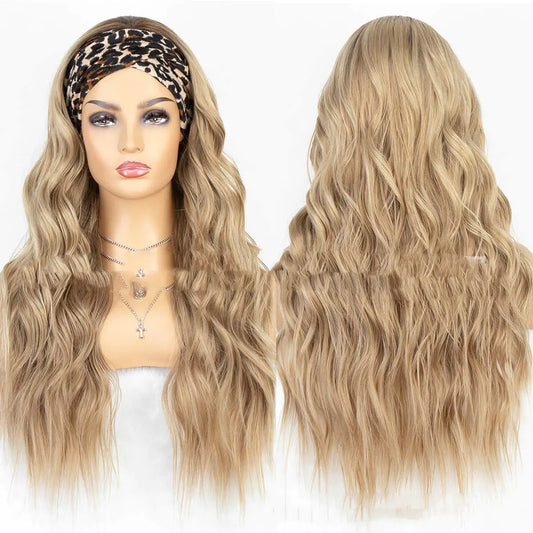 Luxurious Long Curly Wave Heat-Resistant Wig