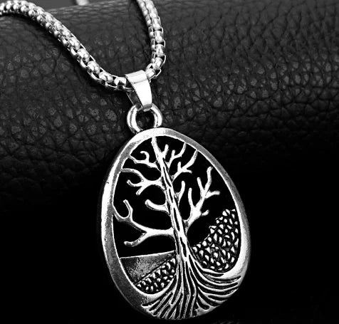 Hollow Tree of Life Pendant Necklace