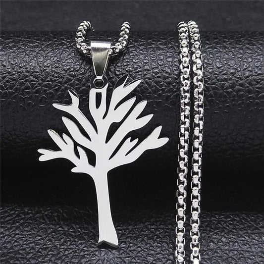 Tree of Life Stainless Steel Necklace